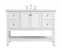 Elegant VF27048WH - 48 in. Single bathroom vanity set in White