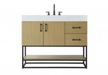 Elegant VF29242MHB - 42 inch Single Bathroom Vanity in  Honey Brown