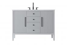 Elegant VF29648GR - 48 inch Single Bathroom Vanity in Grey