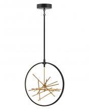 Fredrick Ramond FR46405BLK - Large Open Frame Pendant