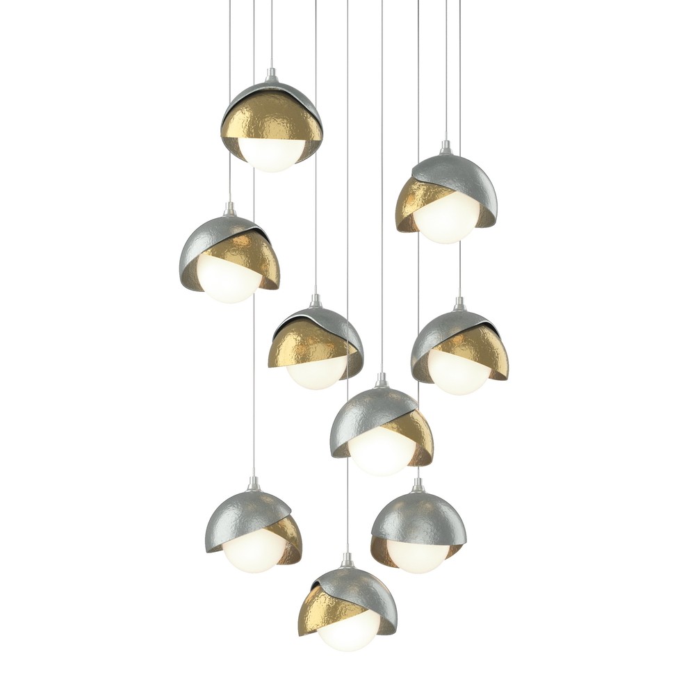 Brooklyn 9-Light Double Shade Pendant