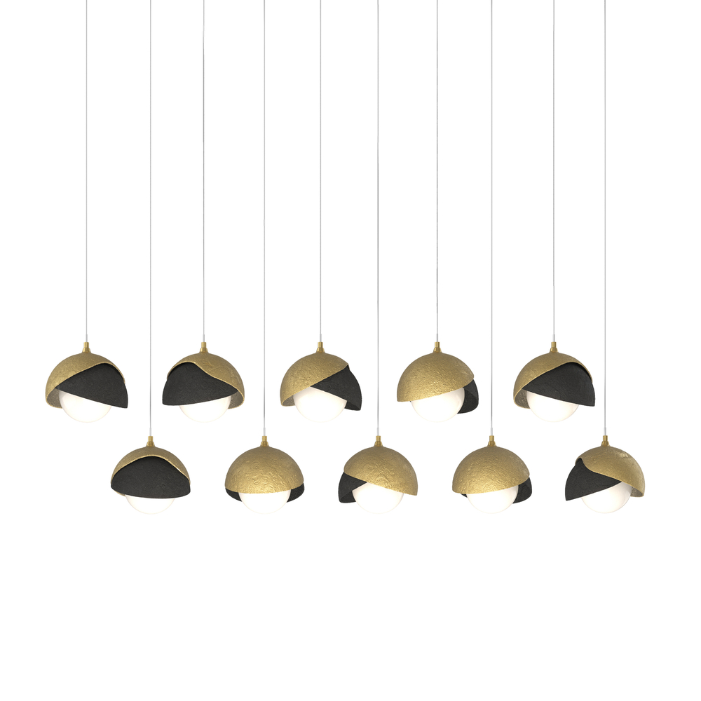 Brooklyn 10-Light Double Shade Pendant