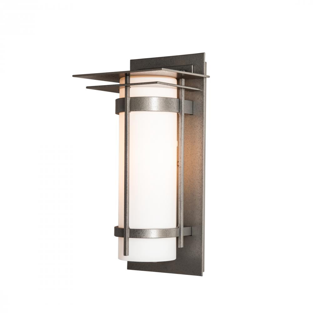 Banded with Top Plate Outdoor Sconce