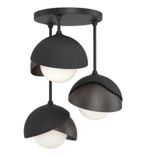 Hubbardton Forge - Canada 121374-SKT-10-14-GG0711 - Brooklyn 3-Light Double Shade Semi-Flush