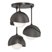 Hubbardton Forge - Canada 121374-SKT-14-20-GG0711 - Brooklyn 3-Light Double Shade Semi-Flush