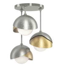 Hubbardton Forge - Canada 121374-SKT-85-86-GG0711 - Brooklyn 3-Light Double Shade Semi-Flush