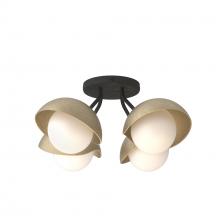 Hubbardton Forge - Canada 121375-SKT-10-84-GG0711 - Brooklyn 4-Light Single Shade Semi-Flush