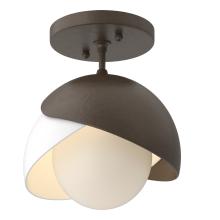 Hubbardton Forge - Canada 121377-SKT-05-02-GG0711 - Brooklyn 1-Light Double Shade Semi-Flush