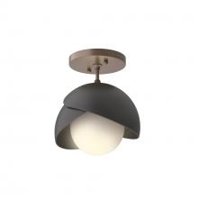 Hubbardton Forge - Canada 121377-SKT-05-10-GG0711 - Brooklyn 1-Light Double Shade Semi-Flush