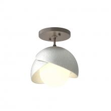 Hubbardton Forge - Canada 121377-SKT-07-82-GG0711 - Brooklyn 1-Light Double Shade Semi-Flush