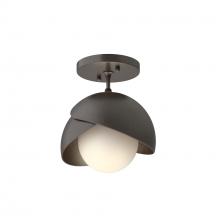 Hubbardton Forge - Canada 121377-SKT-14-14-GG0711 - Brooklyn 1-Light Double Shade Semi-Flush