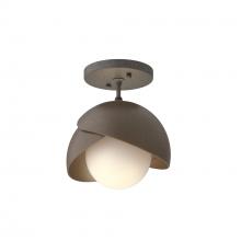 Hubbardton Forge - Canada 121377-SKT-20-05-GG0711 - Brooklyn 1-Light Double Shade Semi-Flush