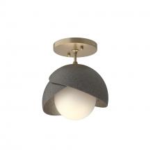 Hubbardton Forge - Canada 121377-SKT-84-20-GG0711 - Brooklyn 1-Light Double Shade Semi-Flush