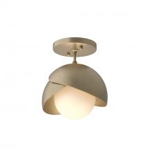 Hubbardton Forge - Canada 121377-SKT-84-84-GG0711 - Brooklyn 1-Light Double Shade Semi-Flush