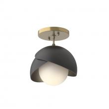 Hubbardton Forge - Canada 121377-SKT-86-10-GG0711 - Brooklyn 1-Light Double Shade Semi-Flush