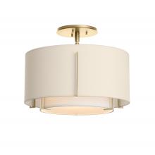 Hubbardton Forge - Canada 126501-SKT-86-SF1099-SA1590 - Exos Small Double Shade Semi-Flush