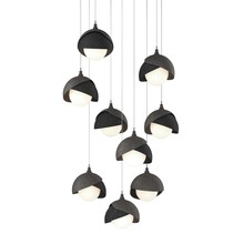 Hubbardton Forge - Canada 131105-SKT-LONG-20-10-GG0711 - Brooklyn 9-Light Double Shade Pendant