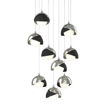 Hubbardton Forge - Canada 131105-SKT-LONG-85-10-GG0711 - Brooklyn 9-Light Double Shade Pendant