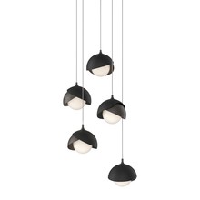 Hubbardton Forge - Canada 131125-SKT-LONG-14-10-GG0711 - Brooklyn 5-Light Double Shade Pendant