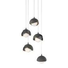 Hubbardton Forge - Canada 131125-SKT-LONG-89-20-GG0711 - Brooklyn 5-Light Double Shade Pendant