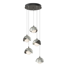 Hubbardton Forge - Canada 131125-SKT-STND-07-85-GG0711 - Brooklyn 5-Light Double Shade Pendant