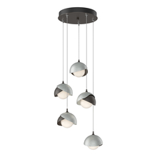 Hubbardton Forge - Canada 131125-SKT-STND-14-82-GG0711 - Brooklyn 5-Light Double Shade Pendant