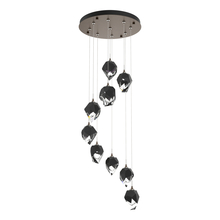 Hubbardton Forge - Canada 131140-SKT-LONG-05-BP0754 - Chrysalis 9-Light Small Crystal Pendant