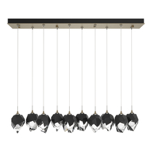 Hubbardton Forge - Canada 131143-SKT-LONG-84-BP0754 - Chrysalis 10-Light Small Crystal Pendant