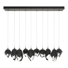 Hubbardton Forge - Canada 131145-SKT-LONG-20-BP0756 - Chrysalis 10-Light Mixed Crystal Pendant