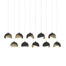 Hubbardton Forge - Canada 131205-SKT-LONG-10-84-GG0711 - Brooklyn 10-Light Double Shade Pendant