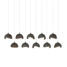 Hubbardton Forge - Canada 131205-SKT-LONG-20-05-GG0711 - Brooklyn 10-Light Double Shade Pendant