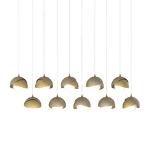 Hubbardton Forge - Canada 131205-SKT-LONG-84-86-GG0711 - Brooklyn 10-Light Double Shade Pendant