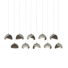 Hubbardton Forge - Canada 131205-SKT-LONG-85-05-GG0711 - Brooklyn 10-Light Double Shade Pendant