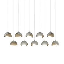 Hubbardton Forge - Canada 131205-SKT-LONG-85-84-GG0711 - Brooklyn 10-Light Double Shade Pendant