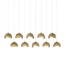 Hubbardton Forge - Canada 131205-SKT-LONG-86-86-GG0711 - Brooklyn 10-Light Double Shade Pendant