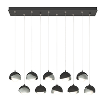 Hubbardton Forge - Canada 131205-SKT-STND-10-82-GG0711 - Brooklyn 10-Light Double Shade Pendant