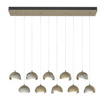 Hubbardton Forge - Canada 131205-SKT-STND-84-85-GG0711 - Brooklyn 10-Light Double Shade Pendant