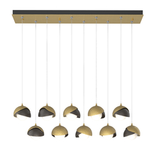 Hubbardton Forge - Canada 131205-SKT-STND-86-14-GG0711 - Brooklyn 10-Light Double Shade Pendant