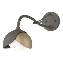 Hubbardton Forge - Canada 201377-SKT-07-84-GG0711 - Brooklyn 1-Light Double Shade Long-Arm Sconce