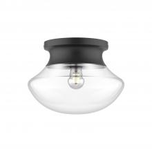 Alora Lighting FM464012MB - Marcel 11-in Matte Black 1 Light Flush Mount