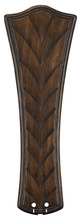 Fanimation B6060WA - 26" Concave Ribbed Carved Blade: Walnut