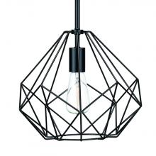 Russell Lighting 276-612/ST/BLK - Parallax Pendants Black