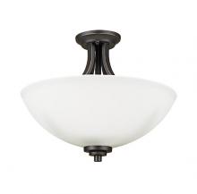 Russell Lighting 365-816/JG - Oxford Semi Flush Mount Java Gold