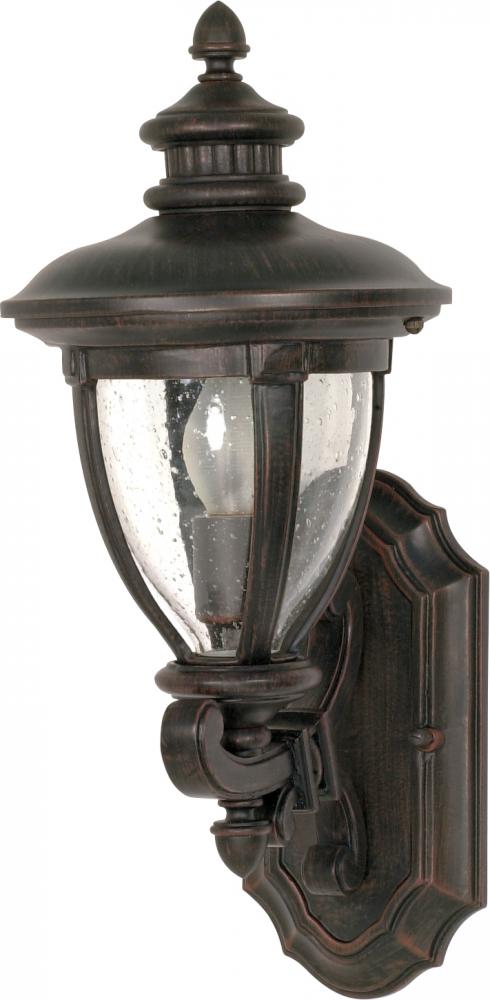 Galeon - 1 Light - 19" - Wall Lantern - Arm Up w/ Clear Seed Glass