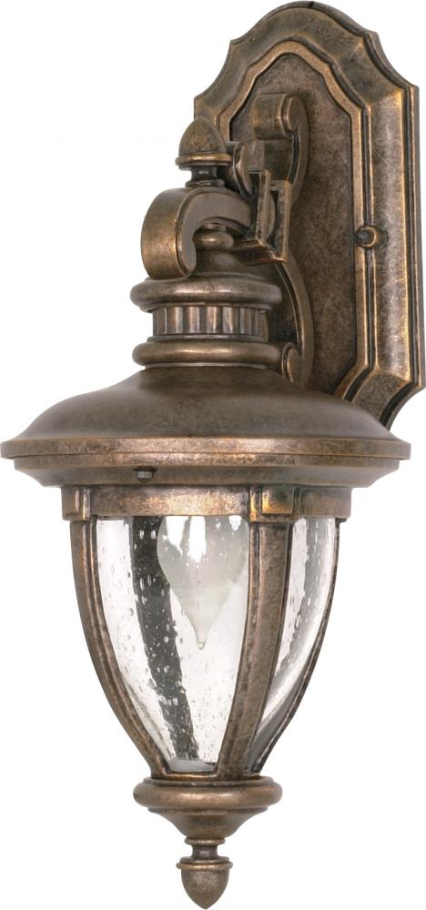 Galeon - 1 Light - 19" - Wall Lantern - Arm Down w/ Clear Seed Glass