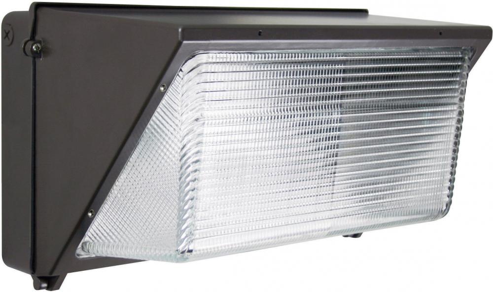 LED Wall Pack; 81 Watt; Bronze Finish; 120-277V