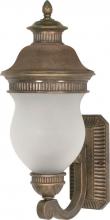 Nuvo 60/876 - Luxor - 2 Light - 22" - Wall Lantern - Arm Up w/ Satin Frost Glass