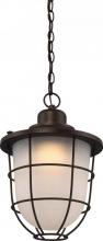 Nuvo 62/946 - Bungalow Hanging Lantern; Mahogany Bronze Finish