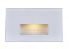 Nuvo 65/407 - LED Horizontal Step Light - 5W - 3000K - White Finish - 120V