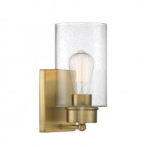 Savoy House Meridian M90013NB - 1-Light Wall Sconce in Natural Brass